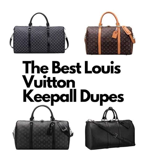 lv hoops dupe|louis vuitton keepall dupes.